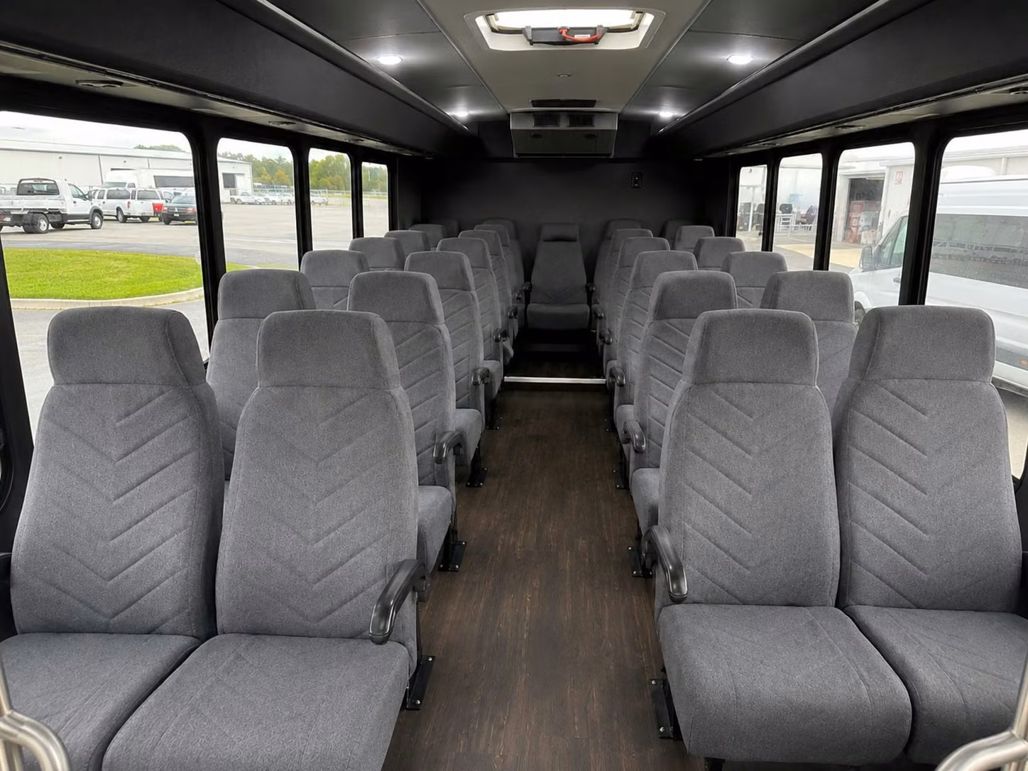 15 passenger minibus inside