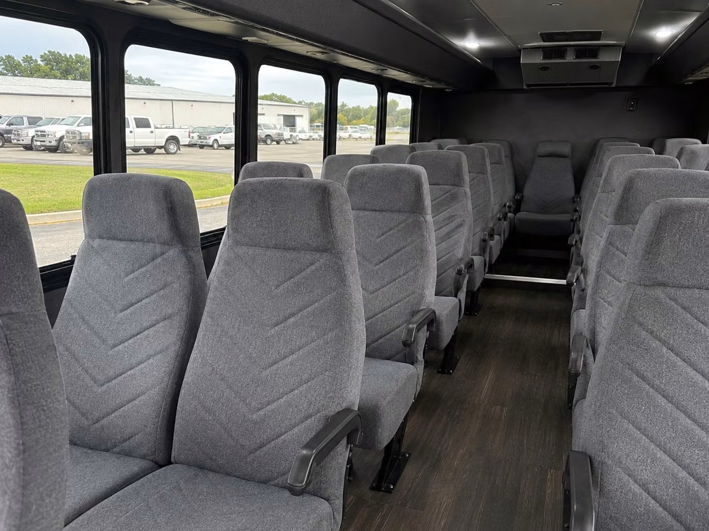 15 passenger minibus interior