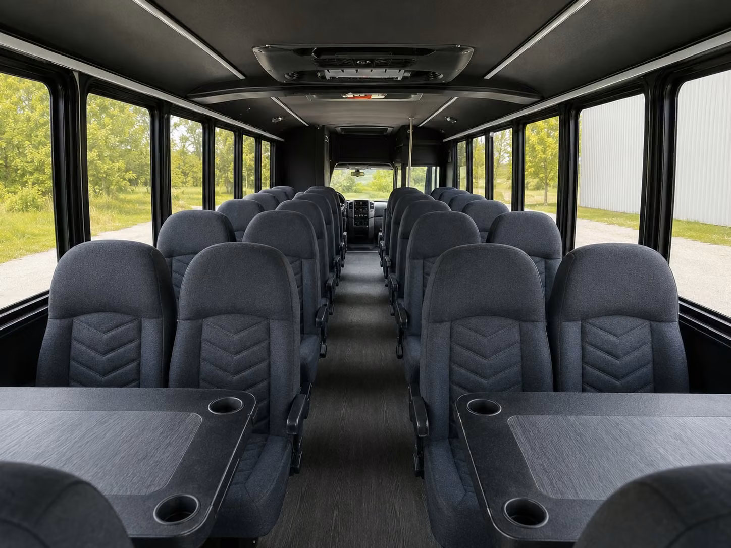 20 passenger minibus inside