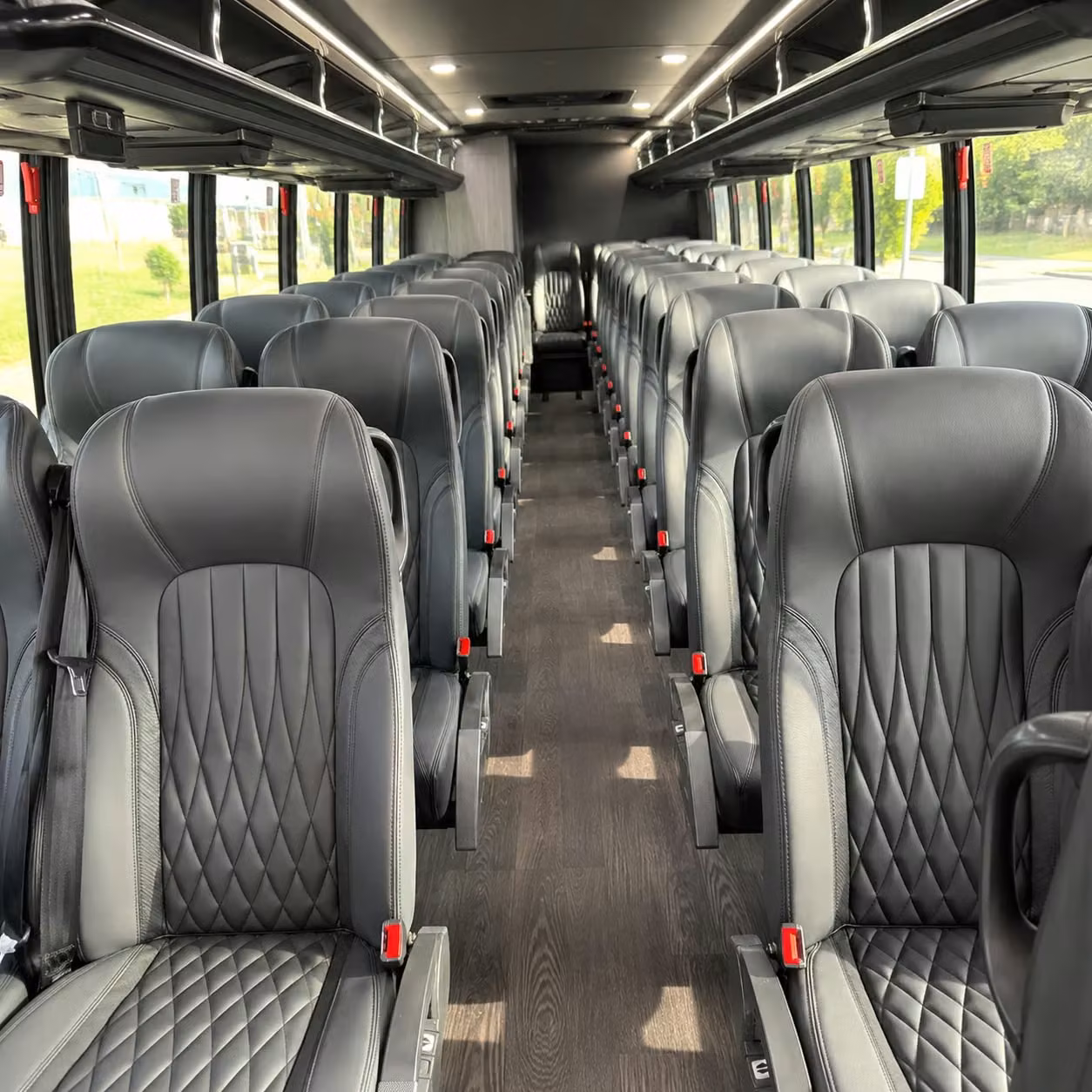 25 passenger minibus inside