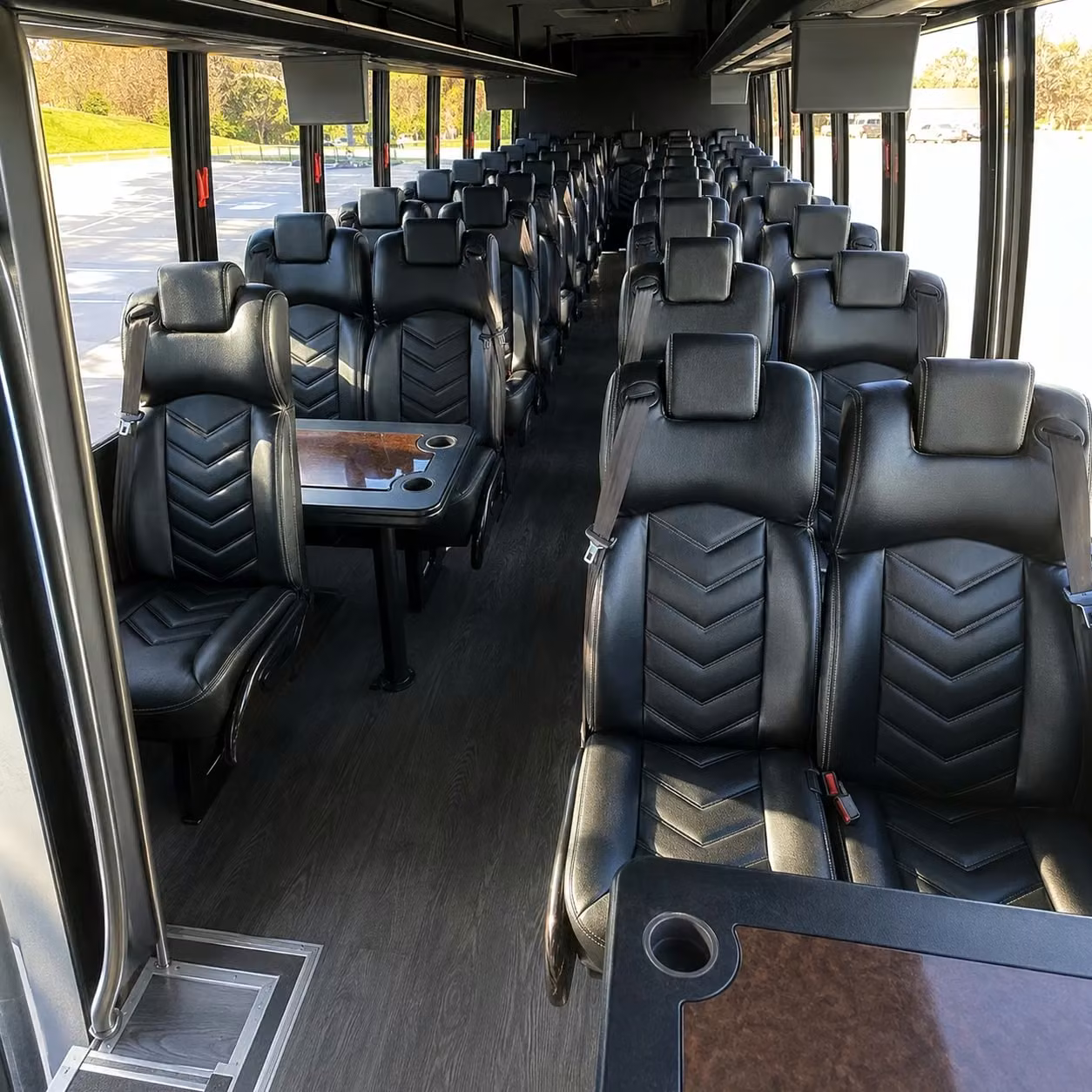 28 passenger minibus inside