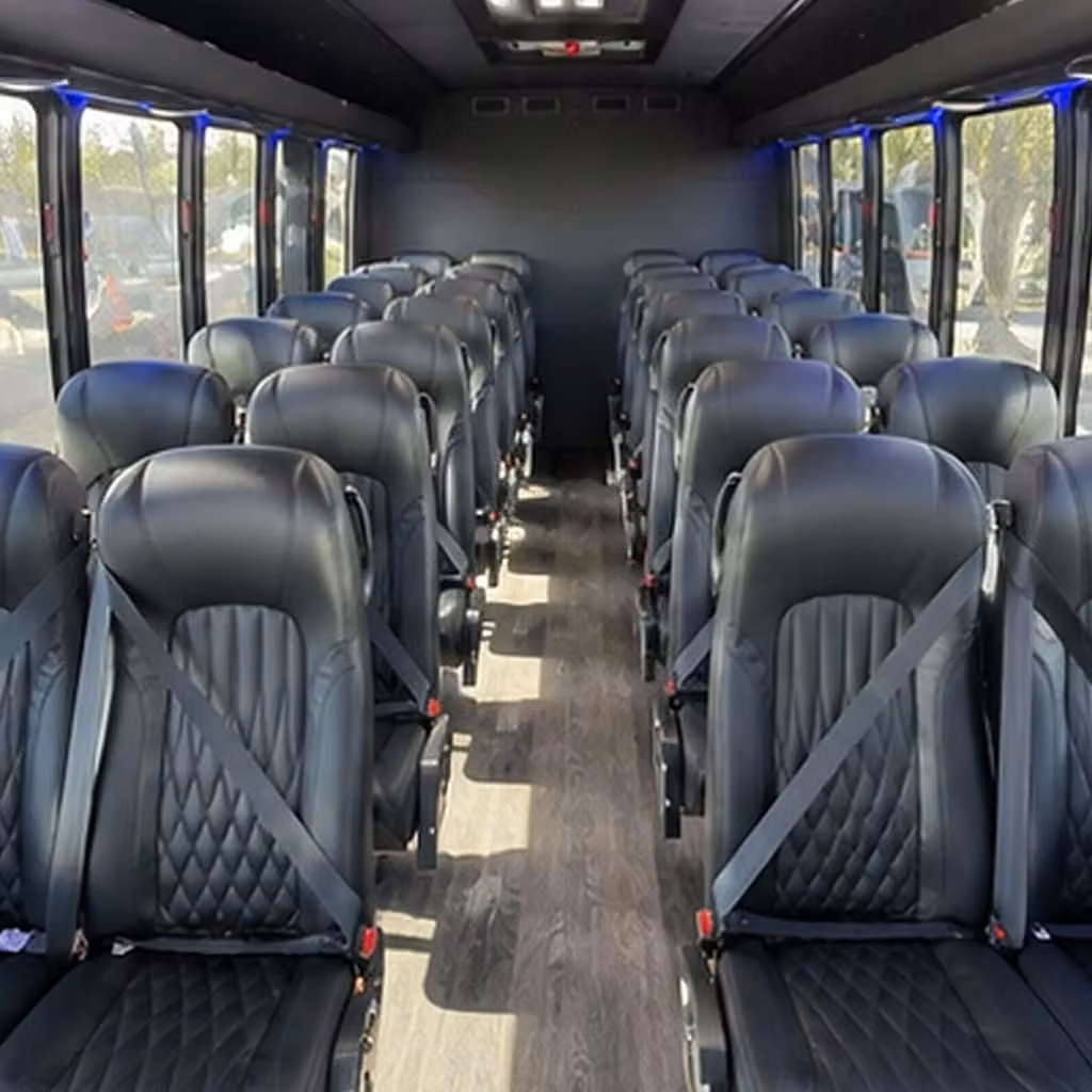 30 passenger minibus interior