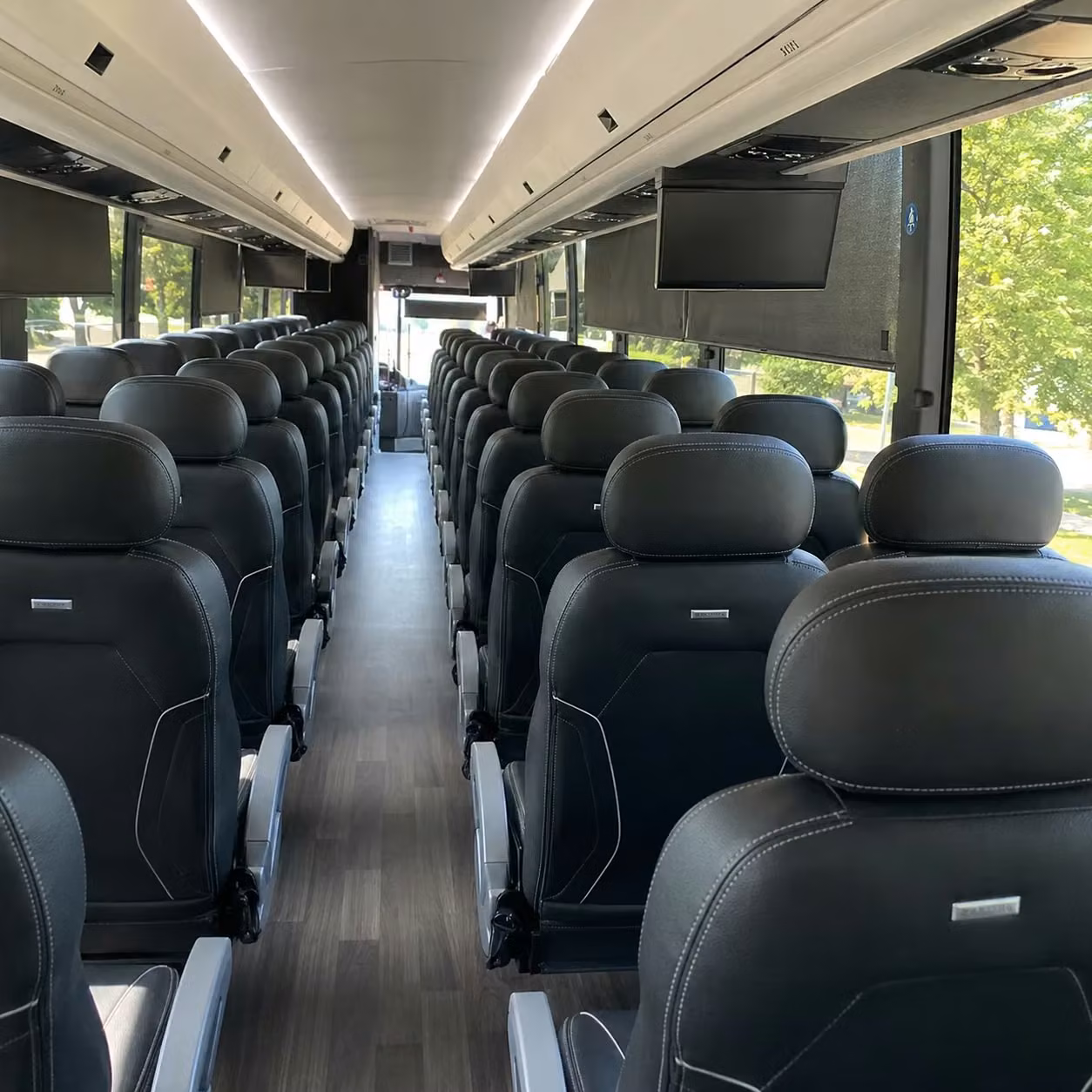 get a corporate charter bus for team retreats and company outings around the treasure coast