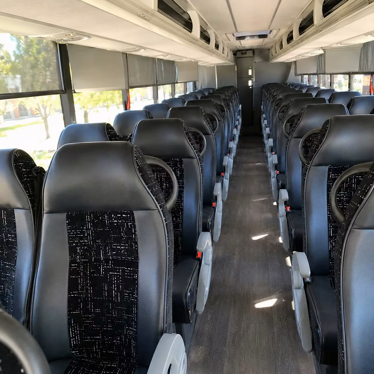 port st lucie charter bus interior