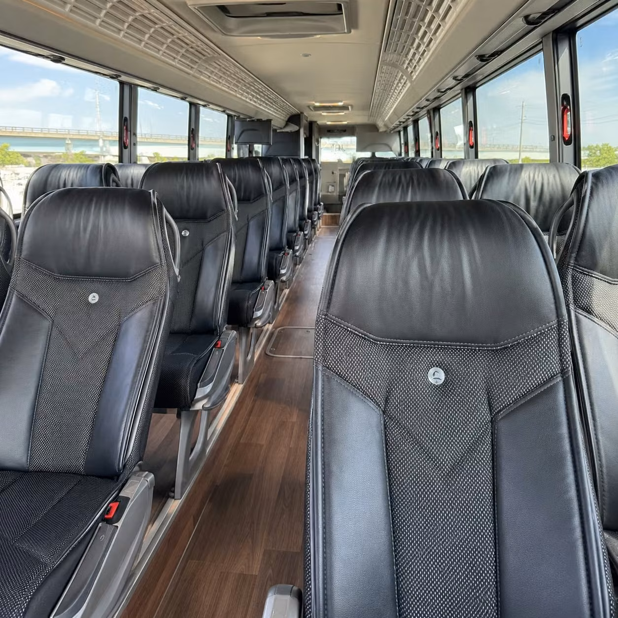 port st lucie charter bus rental interior