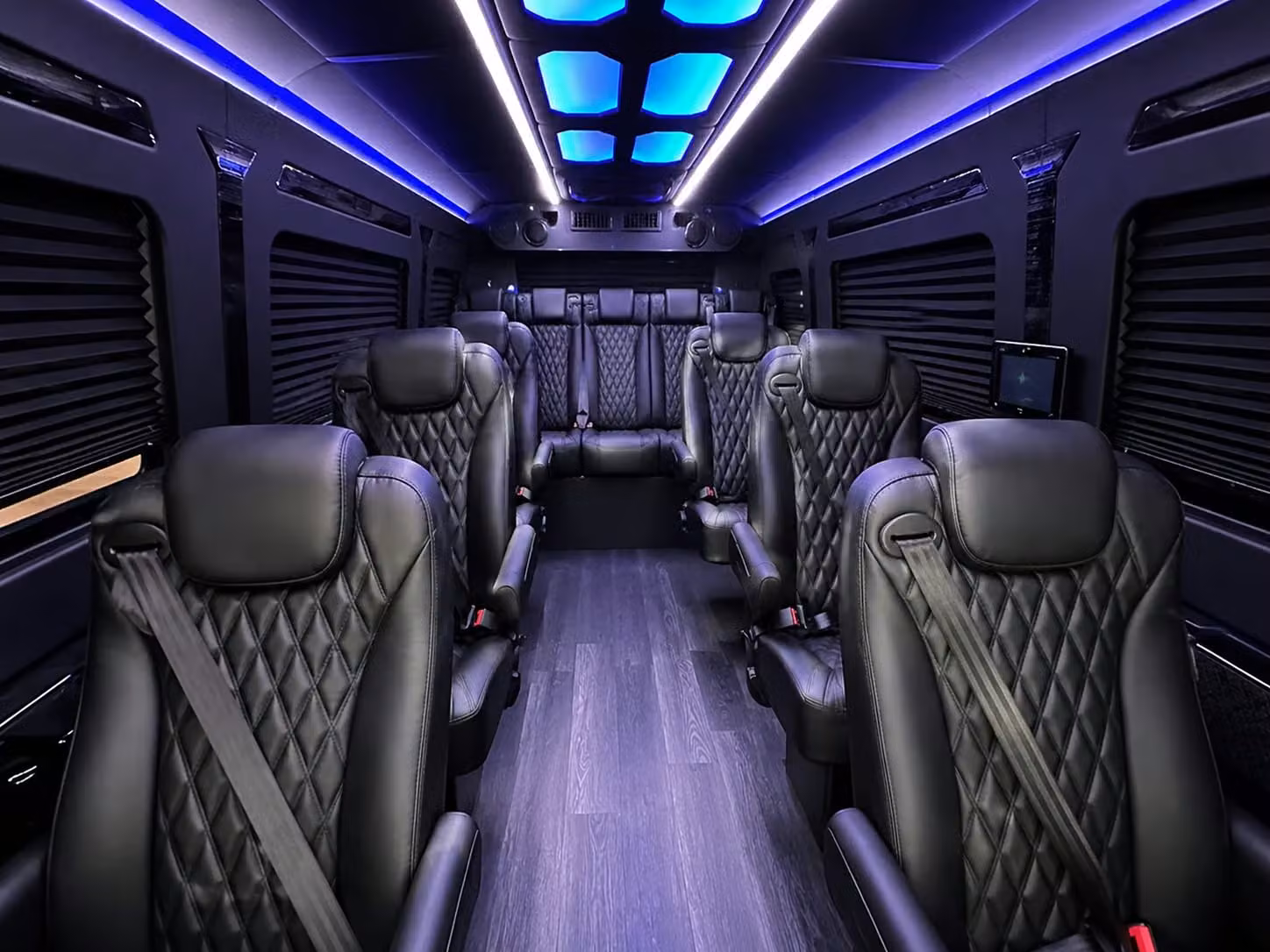 sprinter van with driver interior
